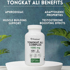 PRISTINE'S Tongkat Ali 1000MG Extract Capsule Supplement (3-Pack) -30 Day Supply - Athletic Performance Support - Mens Health & Lean Muscle Mass - Immunity Support