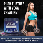Vega Micronized Creatine Monohydrate Powder, Unflavored – 5g Pure Vegan Creatine for Men & Women, Strength, Performance & Muscle Growth, 100 Servings (17.6 oz)