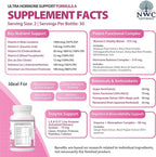 NWC Naturals Ultra-Hormone Support Formula A – Hormone Harmony for Women & Foundational Hormone Balance for Women, 180 Capsules – Cycle & Menopause Support with Organic B-Vitamins & Herbal Extracts