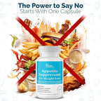 Appetite Suppressant for Weight Loss - Diet Pills for Women w/ Garcinia, Ginger Root, Guarana - Thermogenic Fat Burner & Metabolism Booster for Women & Men | Belly Fat + Energy Support, 60 Caps