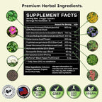 Zenmen Tick Immune Support 180 Vegan Capsules, 2 Bottles - Improved Formula - Japanese Knotweed, Cat's Claw, Chinese Skullcap, Cryptolepis Sanguinolenta, Sweet Wormwood - Made in The USA