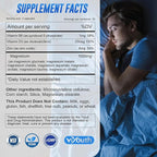 Magnesium 7 Complex Supplement Advanced with Glycinate Citrate Malate Chelate Taurate Orotate Aspartate, Capsules with Zinc, Vitamin D3 & B6 for Sleep, Muscle Relief, 60 Capsules