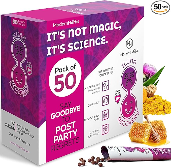 ILUNA Herbal Wellness Supplement - 50 Count - Traditional Korean Botanical Blend with Milk Thistle - Concentrated Herbal Pebbles for Daily Vitality and Balance