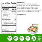 Orgain 30g High Protein Shake, Dairy Isolate Milk Protein, Fruity Cereal, 5g BCAAs, <1g Sugar Per Serving, Meal Replacement, Ready to Drink, Keto Friendly, Gluten-Free 11 Fl Oz,(Pack of 24)