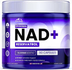 PURE HEALTH MAX PHM NAD Resveratrol Supplement - 10,000mg Extra Strength | NAD+ Liposomal Supplements for Men and Women | NMN & NMNH Alternative | 90 Capsules, 1.5 Months Supply