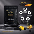 DLNIA 13-in-1 Shilajit Gummies with KSM-66® Ashwagandha | 4000 mg Himalayan Shilajit Extract (20:1), Choline & Botanicals | Sugar-Free, Vegan | Energy, Focus & Daily Vitality Support for Men & Women