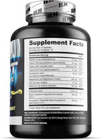 Iron Labs Nutrition Test Xtreme Supplement for Men – D-Aspartic Acid, Maca Root, Zinc and Magnesium (120 Vegan Capsules)