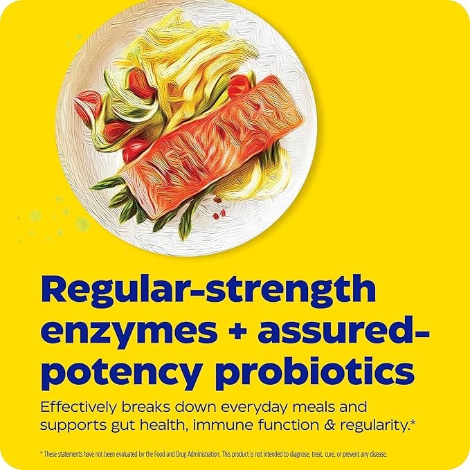 Enzymedica, Digest Complete + Probiotics, Full Range Digestive Enzymes with 800 Million CFU Active Cultures per Capsule, 30 Capsules