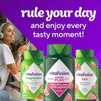 vitafusion Power Plus Women’s Multivitamin Gummies, 100% Daily Value or More of 10 Nutrients, Helps Support Nerve, Energy Metabolism, Bone & Immune Health, Strawberry & Watermelon Flavor, 90 Count