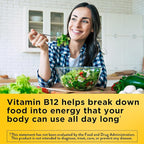 Nature Made Vitamin B12 500 mcg, Dietary Supplement for Energy Metabolism Support, B12 Vitamins 500 mcg, 200 Tablets, 200 Day Supply