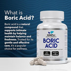 Boric Acid Suppositories for Women 600mg – 60 Count | Vaginal pH Balance Support | Feminine Care | Helps Maintain Freshness & Odor Control