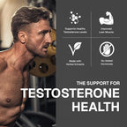Weider Prime Testosterone Support - Men's Nutrition - Enriched with Vitamins & Minerals - with Ashwagandha, Chromax Chromium, Bioperine & Zinc - Gluten Free - 120 Capsules