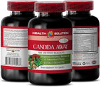 Immunity Support Supplement - Candida Away Plus - Candida Digestive - Candida Cleanse Extra Strength - Digestive Pill - Candida Cleanse for Women and Men - Candida Overgrowth - 3 Bottles 180 Capsules