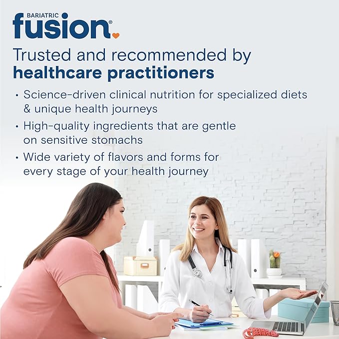 Bariatric Fusion Iron Supplement for Women Anemia | Chewable Iron with Vitamin C | Grape Flavored Soft Chew | Gentle on Stomach Ferrous Fumarate for Women and Men | Gluten Free | 60 Count