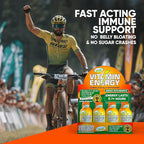 Vitamin Energy Immune+ Extra Strength Energy Shot Mango 10 Pack, 260mg Natural Caffeine, B-Vitamins, Citicoline, Green Tea, Immunity & Focus Support, Zero Sugar, Gluten-Free 1.93 fl oz