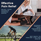 Copper Compression Arthritis Gloves | Fingerless Arthritis Carpal Tunnel Pain Relief for Men & Women | Hand Support Wrist Brace for Neuropathy, Rheumatoid, Tendonitis, Swelling, Crocheting, Typing Pink XS