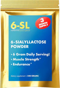 100% Pure 6-Sialyllactose (6-SL) - Muscle Support Supplement to Increase Strength, Build Lean Muscle Mass, Enhance Recovery, and Boost Performance - 3-Month Supply
