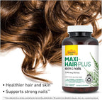 Country Life, Maxi-Hair Plus Biotin, Supports Healthy Hair, Skin and Nails, Daily Supplement, 120 ct