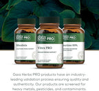 Gaia Herbs Pro Vitex PRO- Supplement Supports Normal Menstrual Cycle & Healthy Menopause* - Progesterone Support Supplement* with Organic Chaste Tree Berry Extract - 60 Liquid Phyto-Caps (30 Servings)