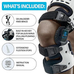 Comfyorthopedic UPGRADED OA Medial Unloader Knee Brace for Men and Women Osteoarthritis & Arthritis Pain Support, Bone on Bone Valgus Varus Joint Offlaoder L1851 L1843 Built-in Hex Key Plus Size Fit Up ot 32in