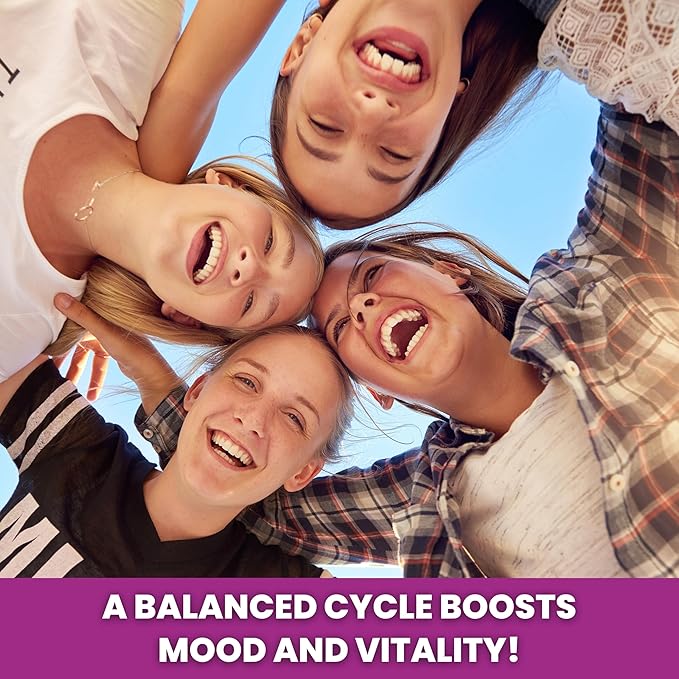 GYNEPLUS Menstrual Relief Capsules, Natural Period Pain Relief, Hormone Balance & Ovarian Support, Regulate Menstrual Cycle, Ease Cramps, Hormonal Balance Supplement for Women, 60 Capsules