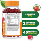 Kids Probiotics Gummies | 2 Billion CFU | Great Tasting Kids Probiotic Gummies | for Gut Health, Digestive Support, and Immune Support | 90 Probiotic Gummies for Kids and Toddlers | Lifeable