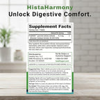 Healthy Gut HistaHarmony | Delayed Release DAO Enzyme Supplement | 30,000 HDU Diamine Oxidase Histamine Blocker | 60 Servings