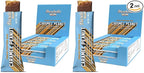 Barebells Vegan Protein Bars Peanut Caramel, Plant Based with High Protein - Chocolate Protein Bars - Perfect on The Go Protein Snack & Breakfast Bars 12 Count (Pack of 2)
