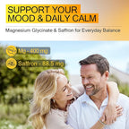 KEY ELEMENTS Vitamin D3 K2 10,000 IU with Magnesium Glycinate 400mg & Saffron 88.5mg - Mood, Immune, Bone Health - Vitamin D and K (MK-7) 200mcg - Non-GMO, Gluten-Free Softgels for Women & Men