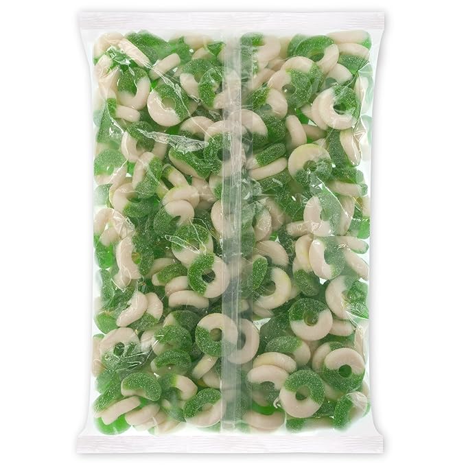 Albanese Candy, Gummi Apple Rings, 4.5-pound Bag