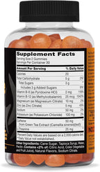 21st Century Full Fuel 365 Electrolyte Gummies, Orange Flavor, 60 Count, Daily Hydration and Electrolyte Replenishment with Potassium, Zinc, B-12, Magnesium