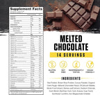 Ambrosia Planta - Premium Plant-Based Protein | Vegan & Keto Friendly | Gourmet Flavors with No Bloating or Stomach Upset | No Added Sugar | 14 Servings | (Melted Chocolate)