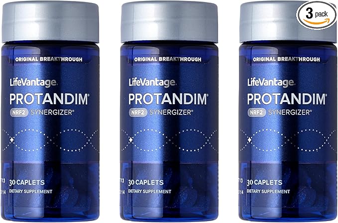 Protandim Nrf2 Synergizer 90 Caps (3 Bottles) Nrf2 Activator, Healthy Aging Supplement, Antioxidants Fight Oxidative Stress, 5 Herb Blend, Supports Cellular Health, Ashwagandha, Turmeric, Milk Thistle