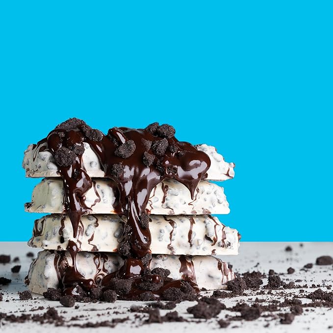 FITCRUNCH Snack Size Protein Bars, World’s Only 6-Layer Baked Bar, Just 3g of Sugar & Soft Cake Core (9 Count, Milk & Cookies)