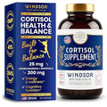 15-IN-1 Cortisol Supplements for Women & Men - Cortisol Reducer, Manager with Ashwagandha, Acerola, L-Tyrosine, Vitamin C, B6 - Mood, Stress Relief, Restful Sleep Support - 60 Capsules, 60-Day Supply