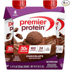 Premier Protein Shake, Chocolate, 30g Protein, No Added Sugar, 24 Vitamins & Minerals to Support Immune Health, 11 fl oz, 4 Pack