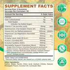 Alpha Lipoic Acid Gummies 600mg, ALA Supplement with Benfotiamine, Magnesium, NAC, Vitamin C & B12 for Nerve Support, Antioxidant and Energy & Metabolic, Vegan, Sugar Free, Pineapple Flavor, 60 Counts