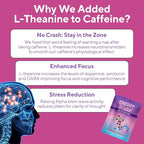 Caffeine Candy - Popping Energy Candy Crystals, 100mg Caffeine, L-Theanine & B12 - Fast Energy, No Drink Needed - Coffee Alternative 40-Pack Variety (Cherry Berry & Pineapple Mango)