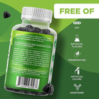 Vitamatic Moringa Gummies – Sugar-Free Botanical Extract – Green Superfood Supplement – Vegan, Pectin-Based, Non-GMO – Plant-Based Gummies – 60 Count