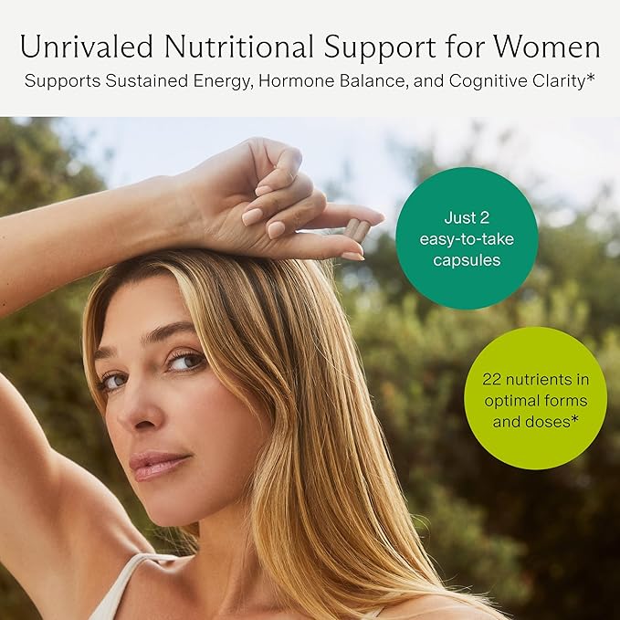 Needed. Multivitamin for Women with 22 Vitamins, Minerals and Antioxidants - Daily Womens Multivitamin - Vitamin B12, B6, D3 4000IU, Choline, Biotin, Magnesium, Folate and More (60 Count)