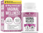BIGJOHNLAB® - Women’s Vaginal Probiotics – PH Balance, Odor Control, Yeast, Microbiome & Feminine Health – 6B CFU, Licorice Root – Clinically Tested for Freshness & Balance – 30 CT