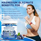 Magnesium Glycinate Gummies 600mg, Sugar Free Magnesium Potassium Supplement for Adults with Magnesium L-Threonate, Vitamin D, B6,and CoQ10 for Sleep, Body Support and Relaxation,120 Count