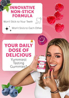 Lunakai USA Made Vitamin D3 K2 Gummies with Calcium – 3-in-1 Daily Vegan Supplement for Bone & Immune Support for Women, Men & Kids, 60ct