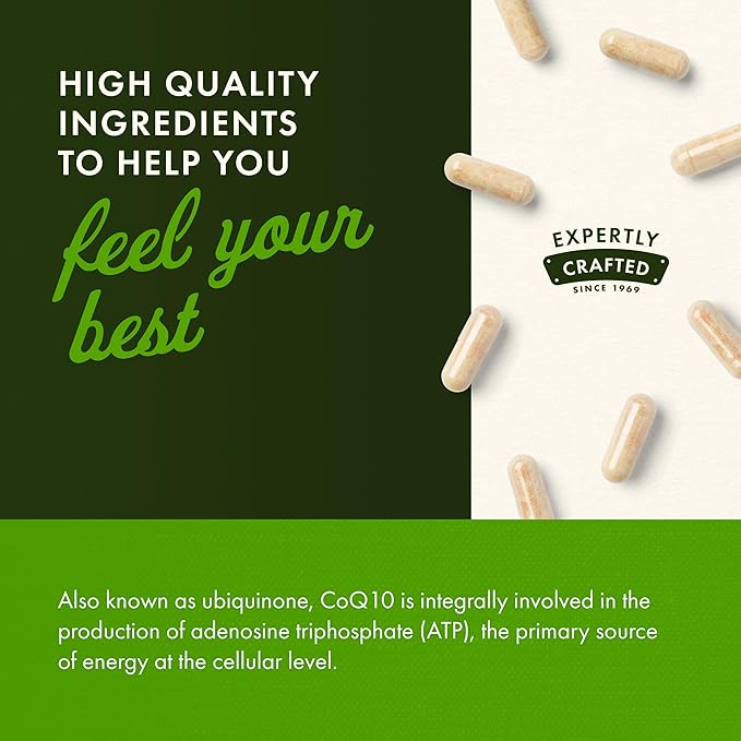 Swanson CoQ10 - Helps Promote Heart Health, Energy Support, & Aids Overall Cardiovascular System Health - Helps Maintain Coenzyme Q10 Supplement - (100 Capsules, 120mg Each)