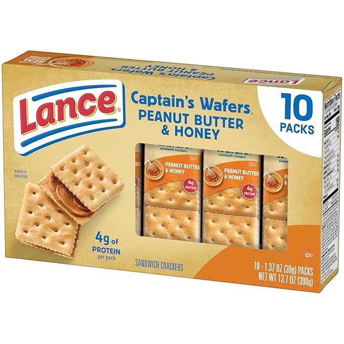 Lance Peanut Butter and Honey, 10 Count 1.37 Oz