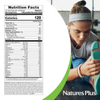 NaturesPlus SPIRU-TEIN, Cookies & Cream - 1.15 lbs - Plant-Based Protein Shake - Non-GMO, Vegetarian, Gluten Free - 15 Servings