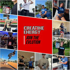 Evlution Nutrition Creatine Energy - Supports Muscle Growth, Boosts Energy, Endurance & Cognition - 5g Pure Creatine Monohydrate Per Serving - B + C Vitamin Complex - 30 Servings - Rocket Pop