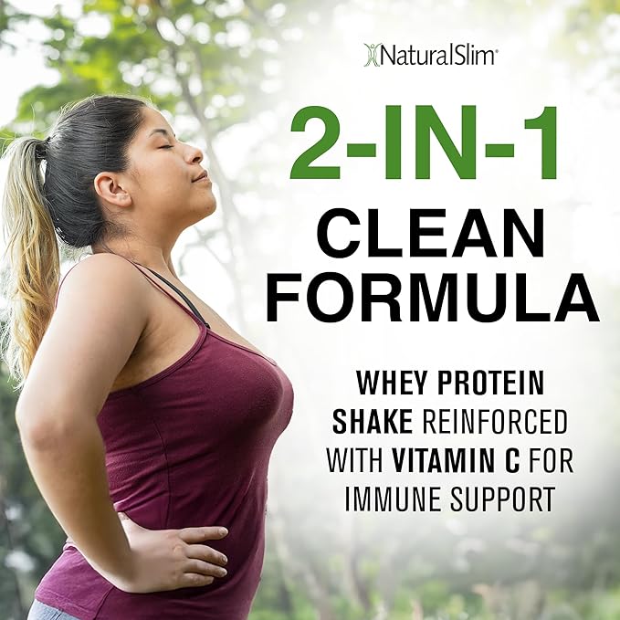 Metabolic Protein C-Plus Whey Protein Powder & Shake Meal Replacement with Vitamin C, L-Glutamine & Digestive Enzymes, Low Carb Protein Drink, Support Metabolism, Energy & Gut health 1.1lb Strawberry
