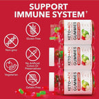Keto ACV Gummies Advanced Weight Loss - ACV Keto Gummies for Weight Loss - Keto Gummy Supplement for Women and Men - Cleanse - Detox - Apple Cider Vinegar - Made in USA