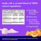 Zipfizz Nightly Calm & Sleep Supplement Powder, Peach Mango, 12.3 oz (30-60 Servings) | Natural Sleep Aid For Kids & Adults | Contains Magnesium, Melatonin, L-Theanine | Relaxation & Mood Enhancement